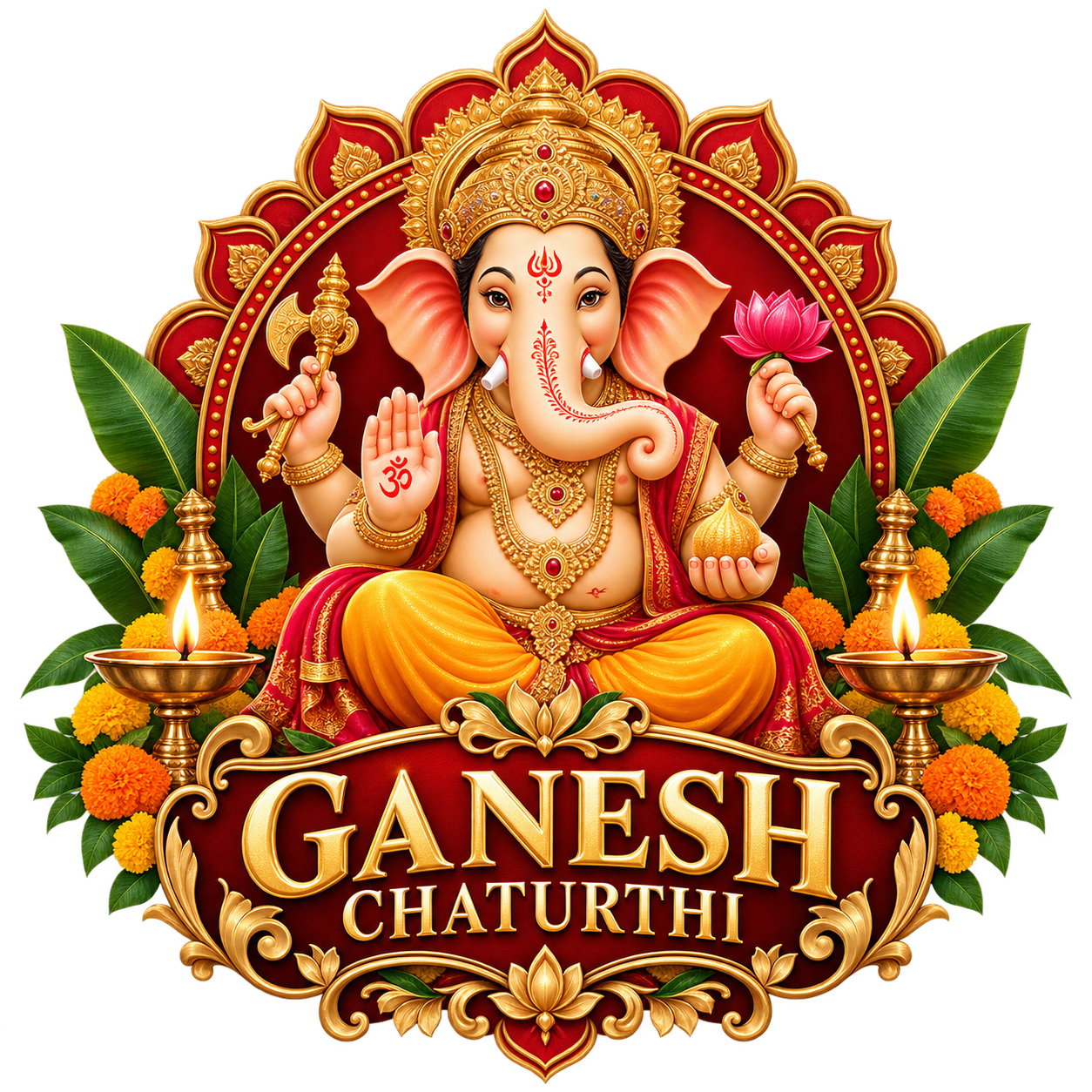 Ganesh Chaturthi Prompt Logo