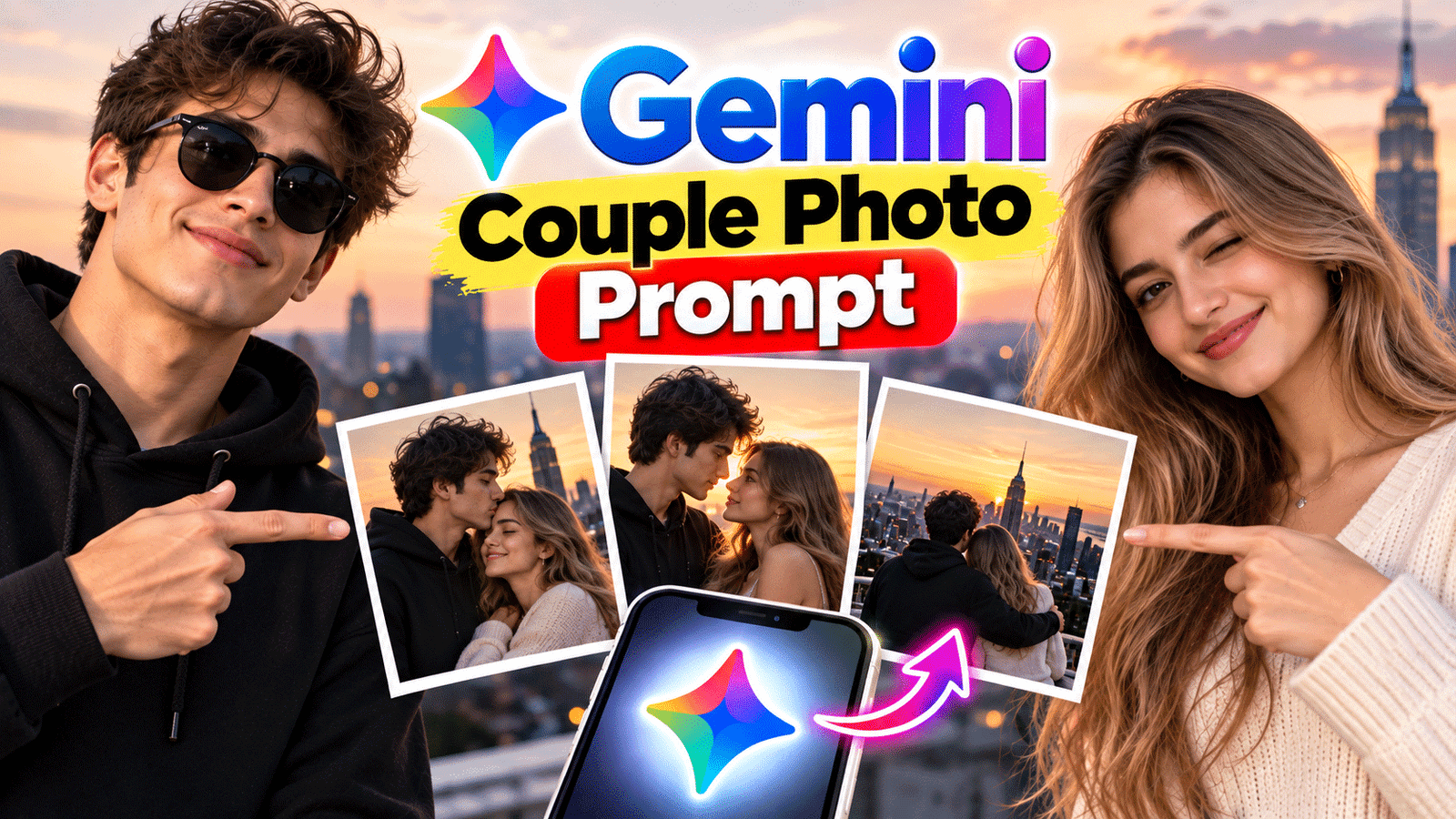 Gemini Couple Photo Prompt