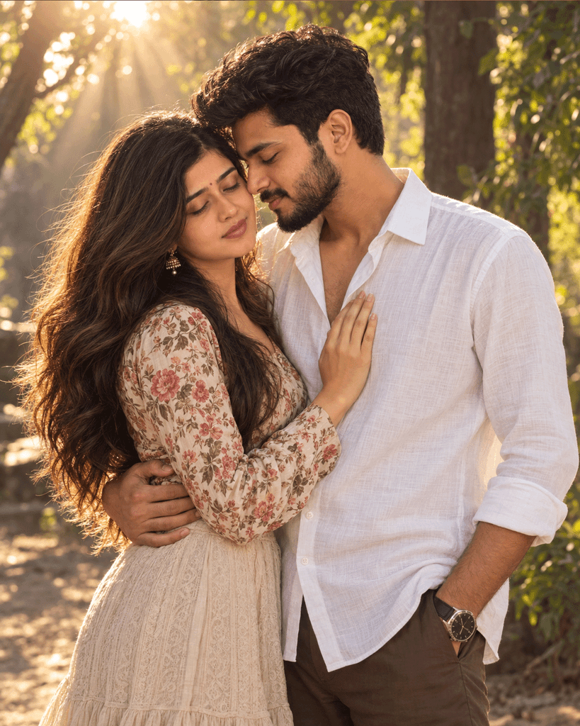 couple couple gemini ai photo prompt copy paste trending boy and girl