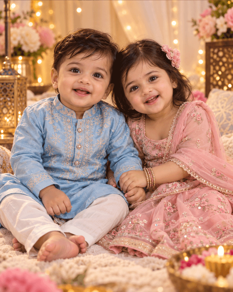 Gemini ai photo prompt copy paste trending boy and girl baby