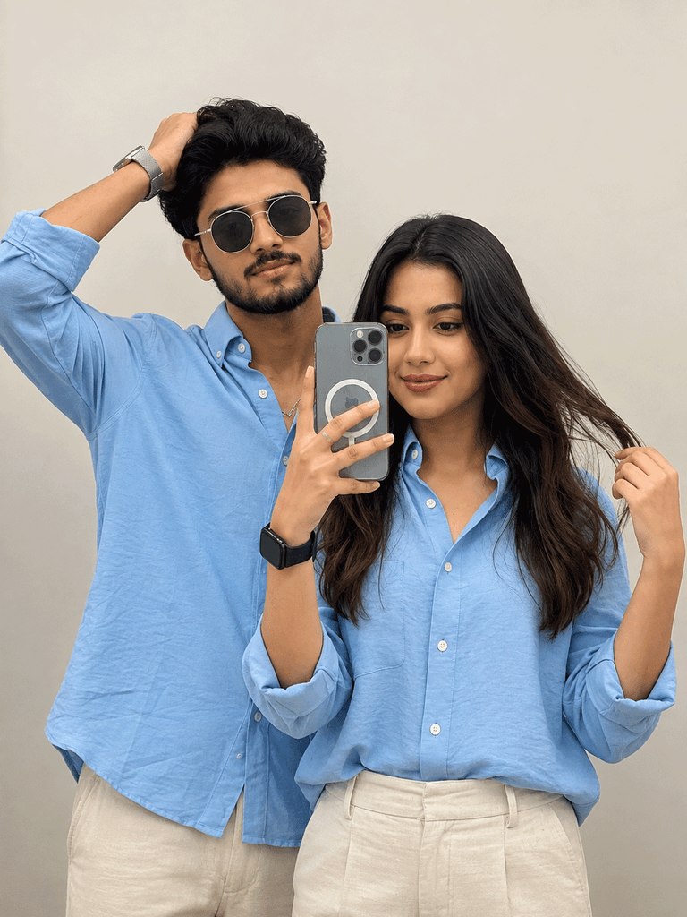 Gemini ai photo prompt copy paste trending boy and girl couple