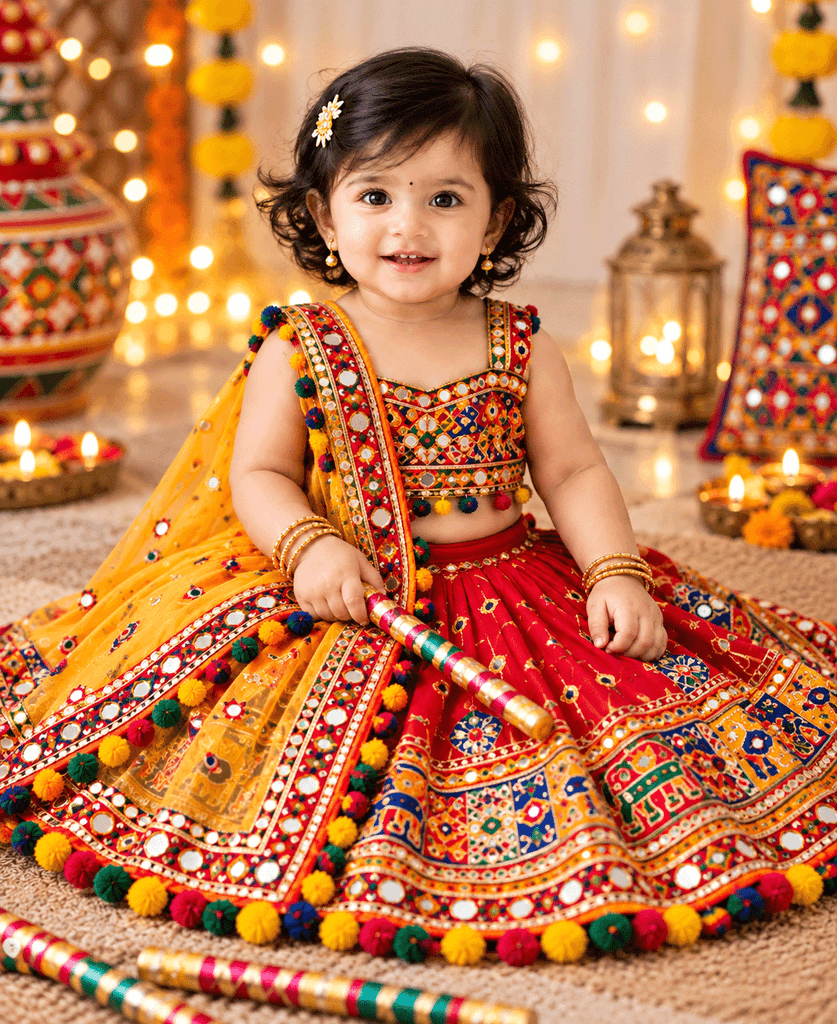 Navratri Prompt for Baby Girl