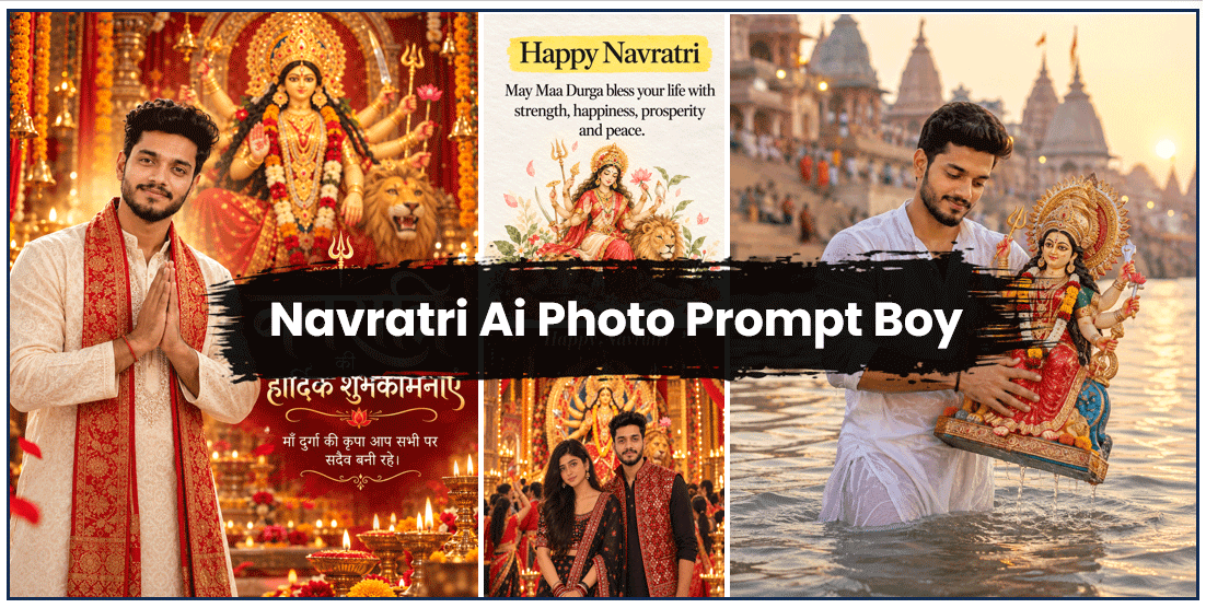 Navratri Ai Photo Editing Prompt Boy